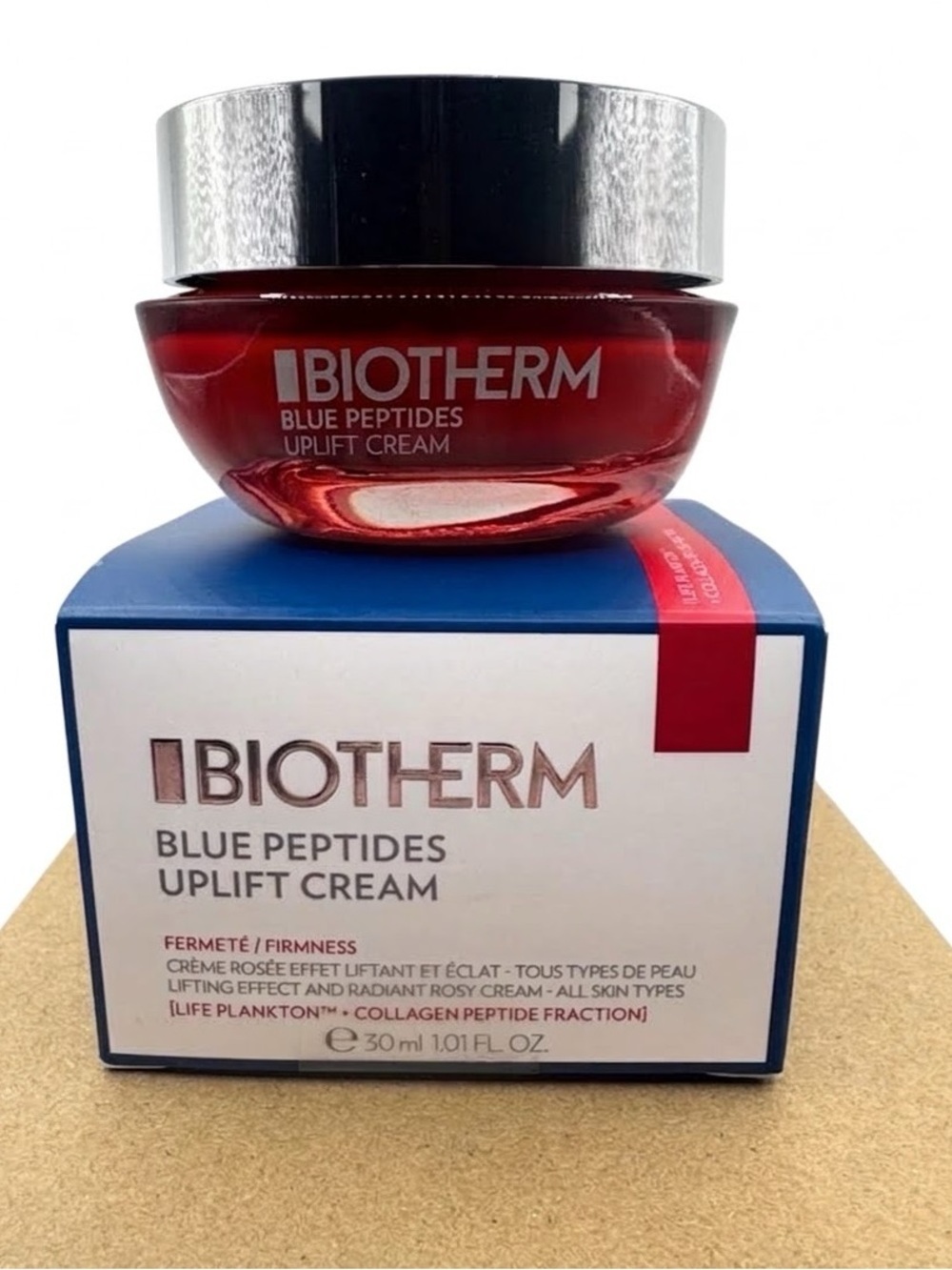 NIB Biotherm Blue Peptides Uplift Day Cream Travel Size 30ml 1.01 oz